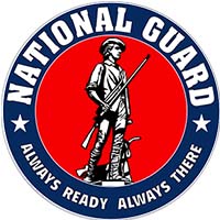 Military National Guard Logo - Always Ready. Always There.
